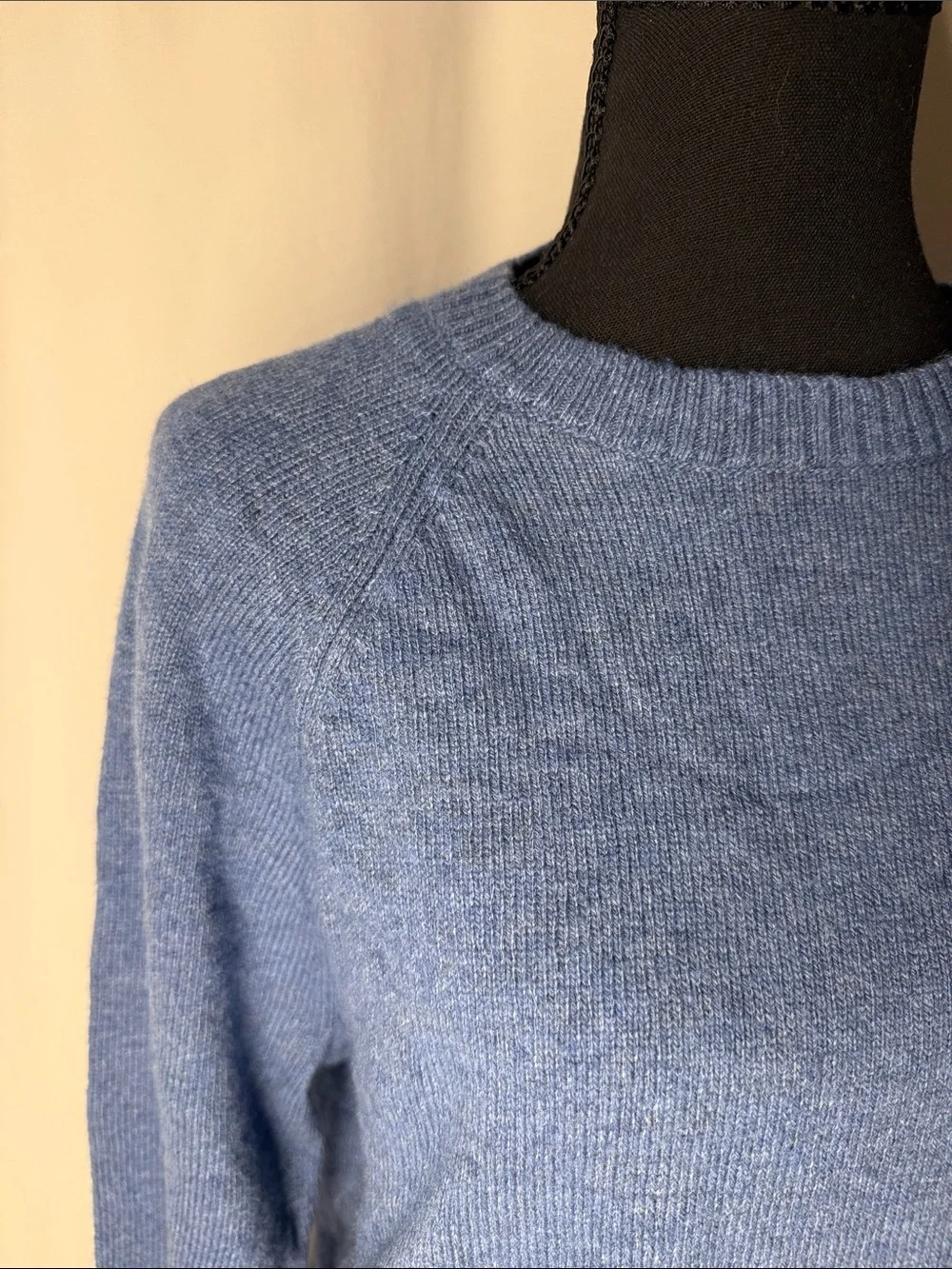 J. Crew Heather Blue Crewneck Sweater